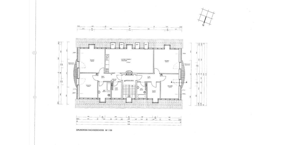 Dachgeschoßwohnung Pattensen - 3.5 Zimmer, 89 m&sup2;, 1.065&euro; | Angebot:26349682