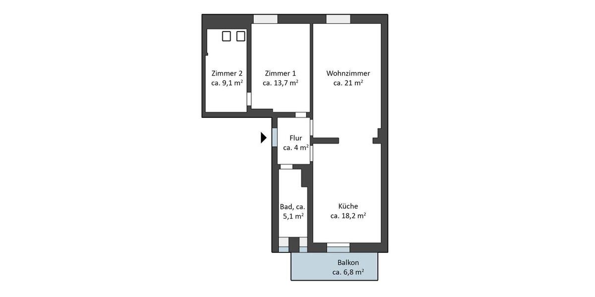 Dachgeschoßwohnung Hannover Linden-Limmer - 3 Zimmer, 71 m&sup2;, 265.000&euro; | Angebot:27259631