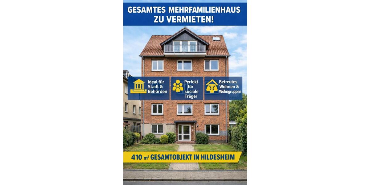 Mehrfamilienhaus, Wohnhaus Hildesheim Himmelsthür - 15 Zimmer, 410 m&sup2;, 4.000&euro; | Angebot:24417097