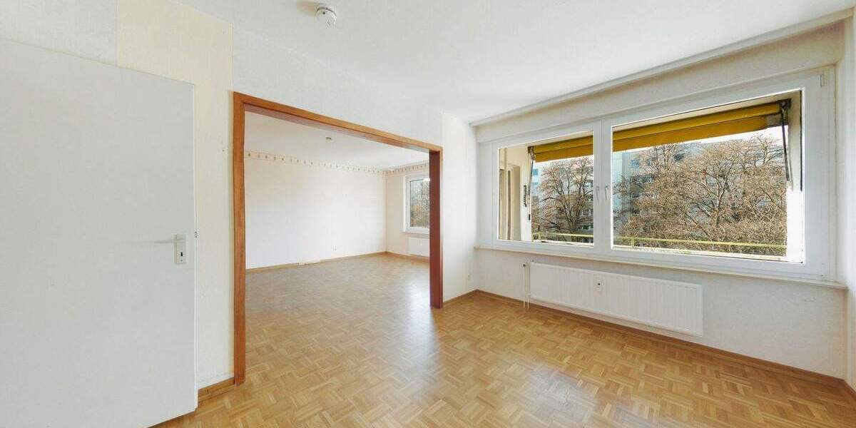 Bezugsfrei - lichtdurchflutete Wohnung mit Balkon 3 zimmer