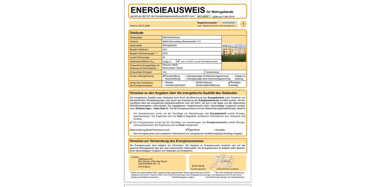 Etagenwohnung Ronnenberg - 3 Zimmer, 71 m&sup2;, 185.000&euro; | Angebot:26396803