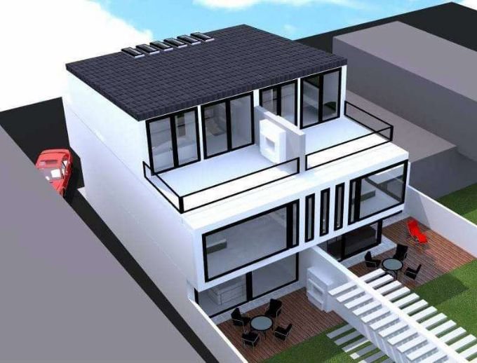 NEUBAU nach IHREM WUNSCH: Designer Haus - Architekten Haus - Gehobene Gegend - Black White House