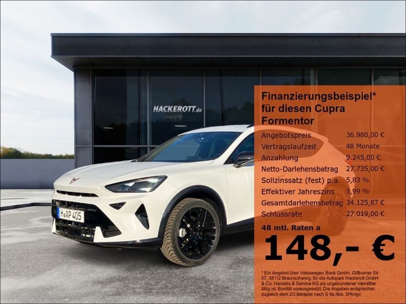 Cupra Formentor 5.900 km 36.980 € Hannover 30165
