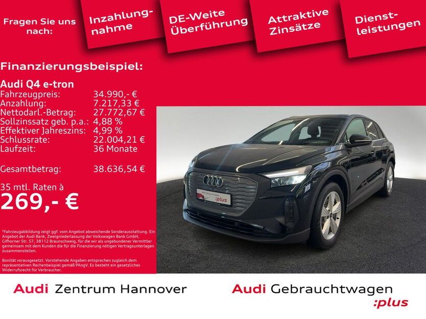 Audi Q4 e-tron 29.201 km 34.450 € Hannover 30179