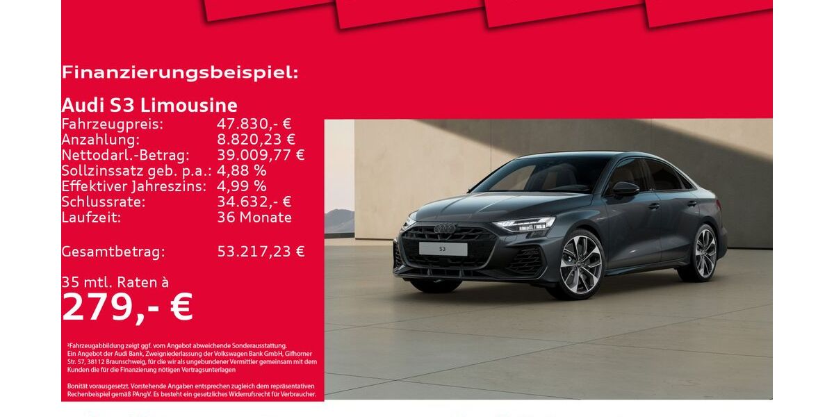 Audi A3 16.770 km 47.830 &euro; Hannover 30179