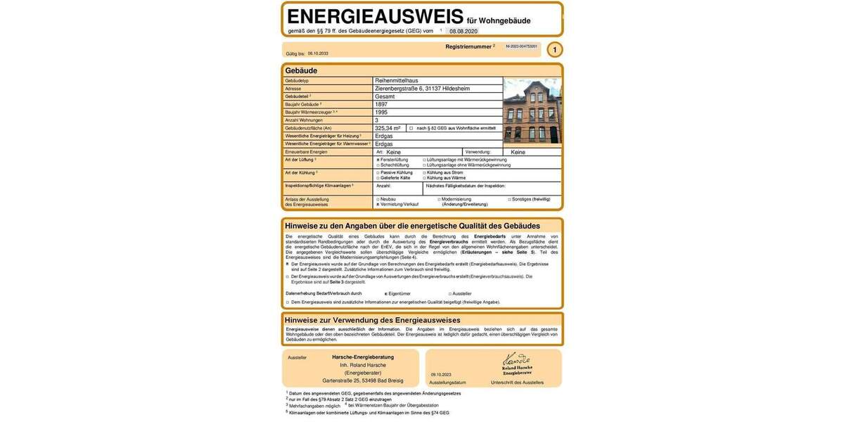 Mehrfamilienhaus, Wohnhaus Hildesheim Moritzberg - 499.000&euro; | Angebot:25383182