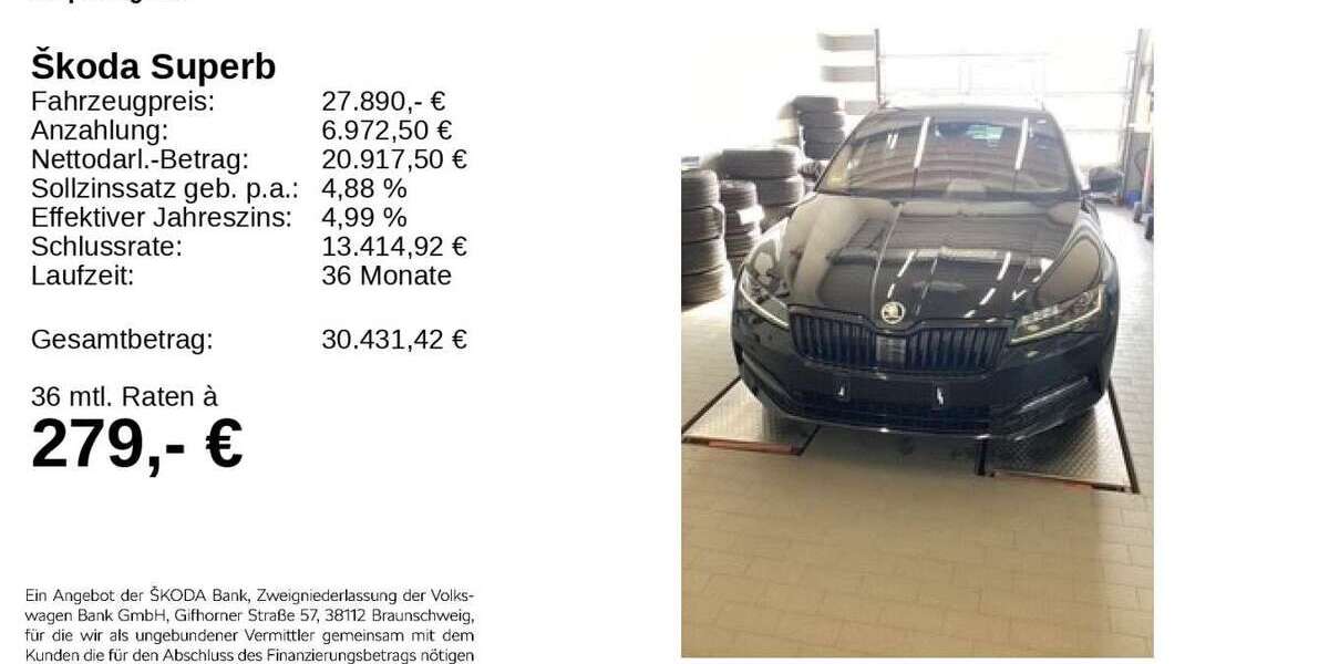 Skoda Superb 78.884 km 27.590 &euro; Hildesheim 31137