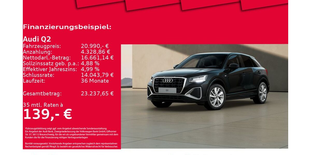 Audi Q2 56.367 km 20.990 &euro; Hannover 30179
