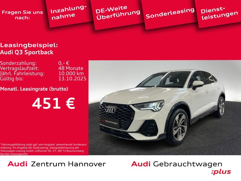 Audi Q3 9.657 km 44.600 € Hannover 30179