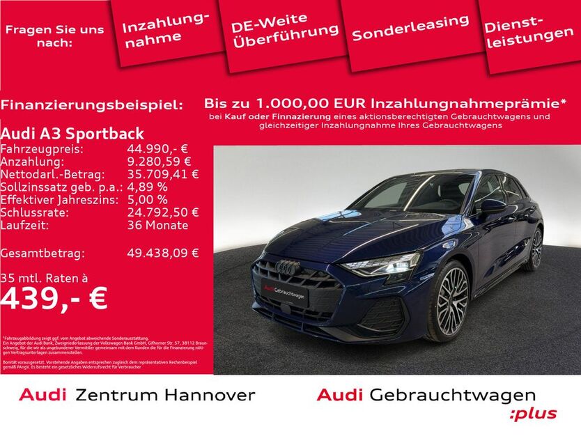 Audi A3 9.999 km 44.990 € Hannover 30179