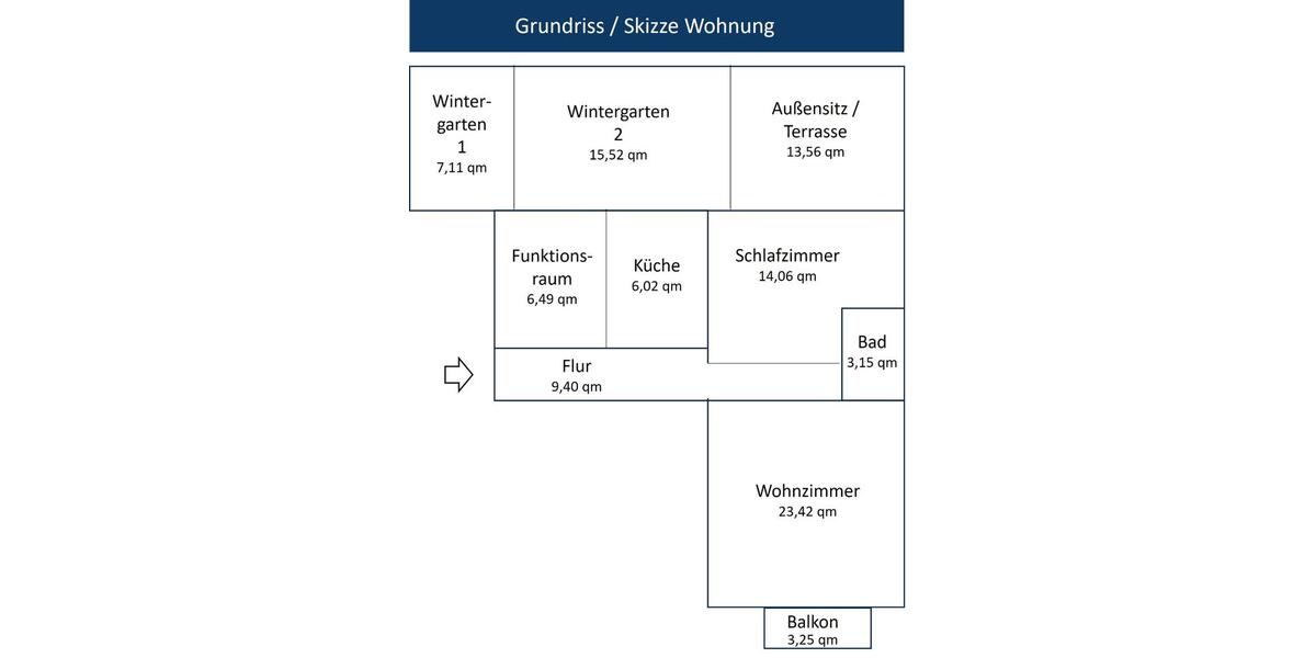 Etagenwohnung Hannover Ricklingen - 3 Zimmer, 83 m&sup2;, 234.000&euro; | Angebot:26987199