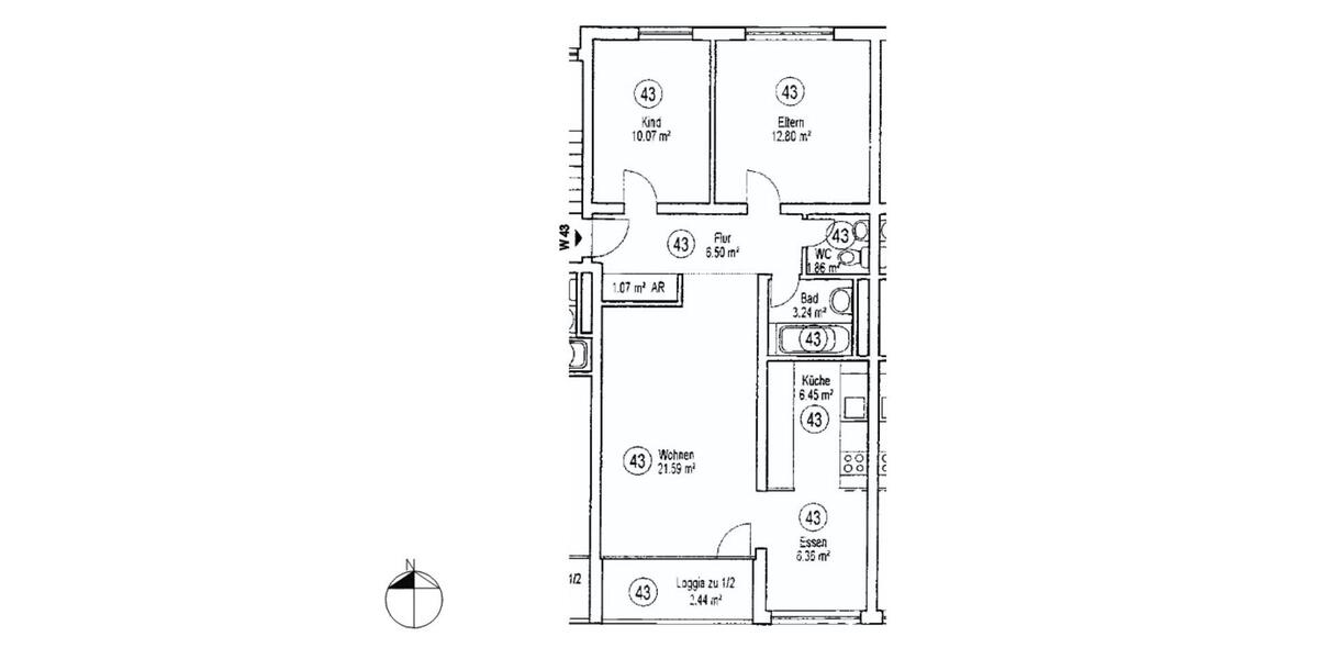 3-Zimmer Wohnung 3 zimmer