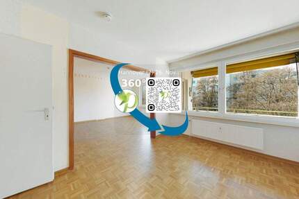 Bezugsfrei - lichtdurchflutete Wohnung mit Balkon 3 zimmer