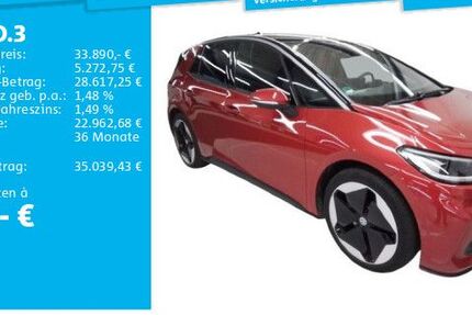 VW ID.3 24.877 km 33.890 € Hannover 30655