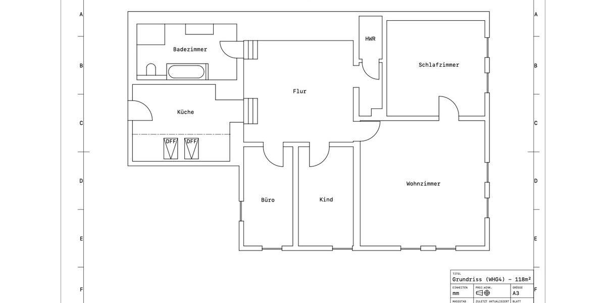 Etagenwohnung Burgwedel - 4 Zimmer, 118 m&sup2;, 1.190&euro; | Angebot:26348229