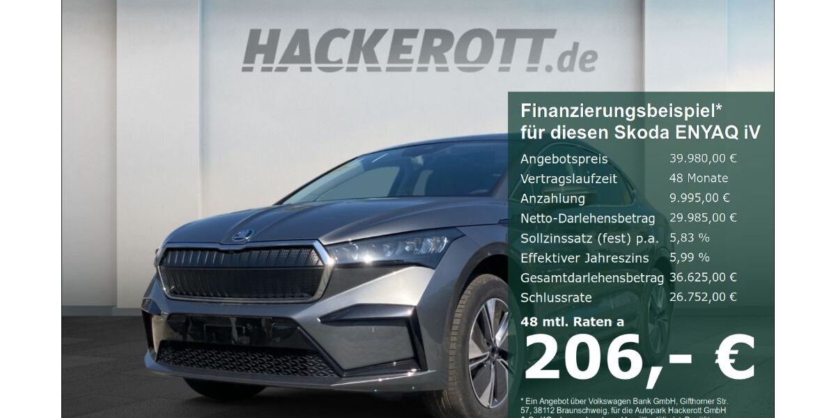 Skoda Enyaq 10.400 km 38.450 &euro; Langenhagen 30853