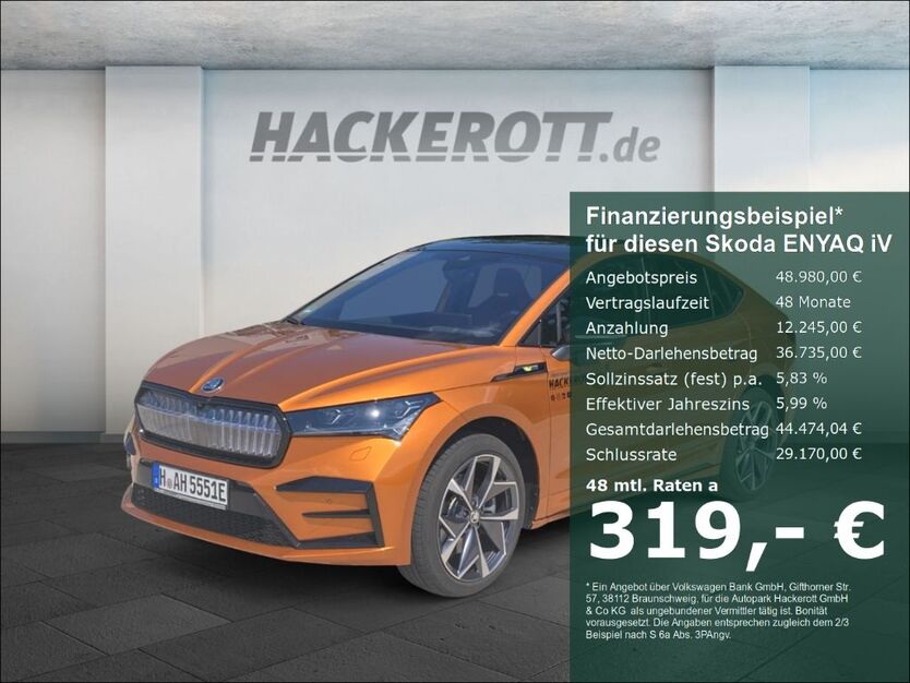 Skoda Enyaq 17.177 km 48.980 € Langenhagen 30853