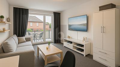 BALKON INKLUSIVE: PERFEKTES SINGLE-APARTMENT