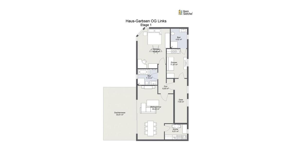 Einfamilienhaus Garbsen Ortschaft Horst - 3 Zimmer, 92 m&sup2;, 1.050&euro; | Angebot:24766193