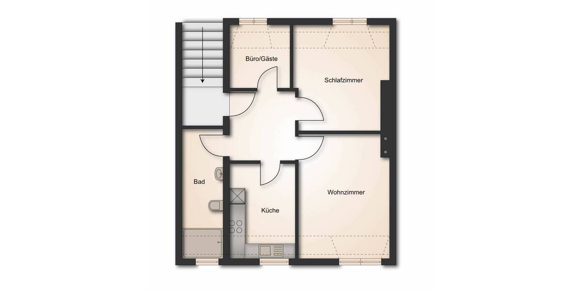 Etagenwohnung Hannover / Linden-Süd Linden-Süd - 3 Zimmer, 50 m&sup2;, 220.000&euro; | Angebot:26188356