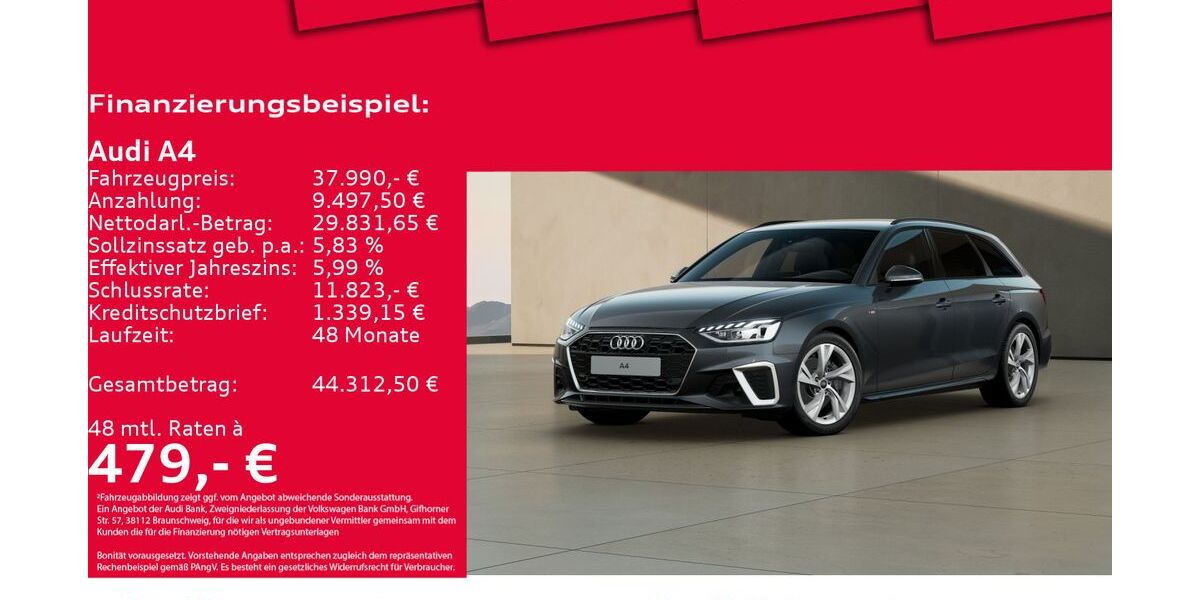 Audi A4 9.942 km 37.990 &euro; Hannover 30179