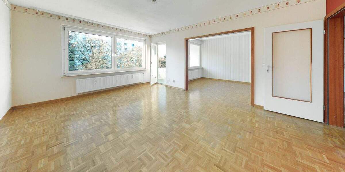 Bezugsfrei - lichtdurchflutete Wohnung mit Balkon 3 zimmer