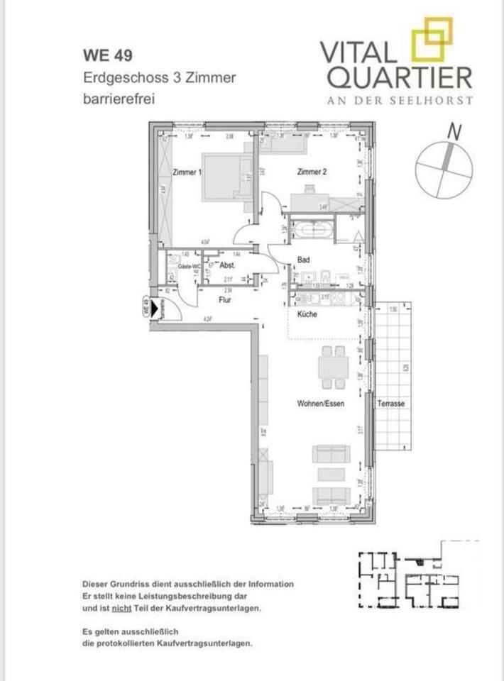 3-Zimmer Designer Wohnung