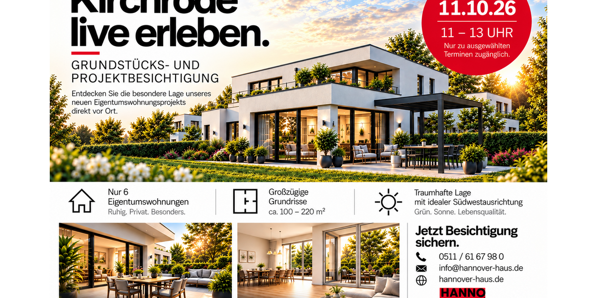 Etagenwohnung Hannover Buchholz-Kleefeld - 4 Zimmer, 97 m&sup2;, 695.000&euro; | Angebot:27426451
