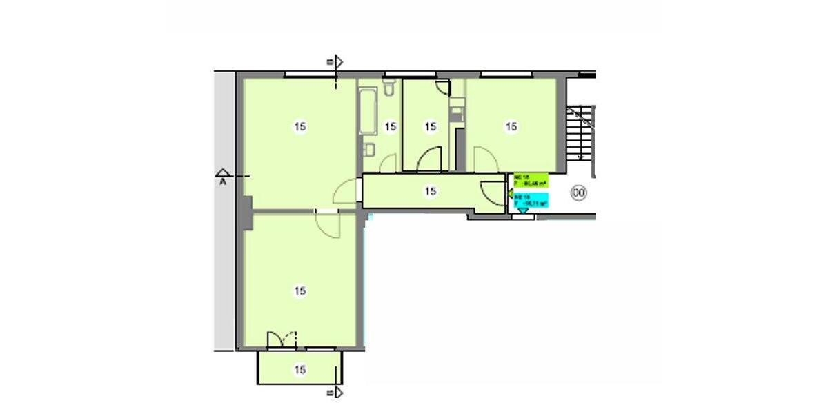 Etagenwohnung Hannover Vahrenwald-List - 3 Zimmer, 80 m&sup2;, 790&euro; | Angebot:26004711