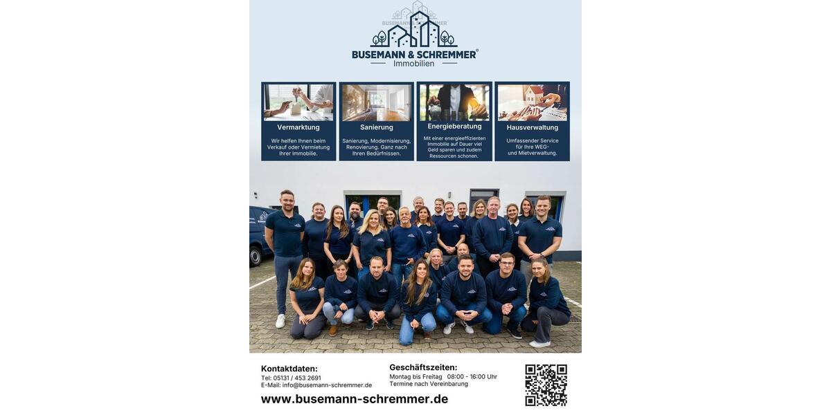 Etagenwohnung Garbsen Berenbostel - 2 Zimmer, 63 m&sup2;, 750&euro; | Angebot:26013277