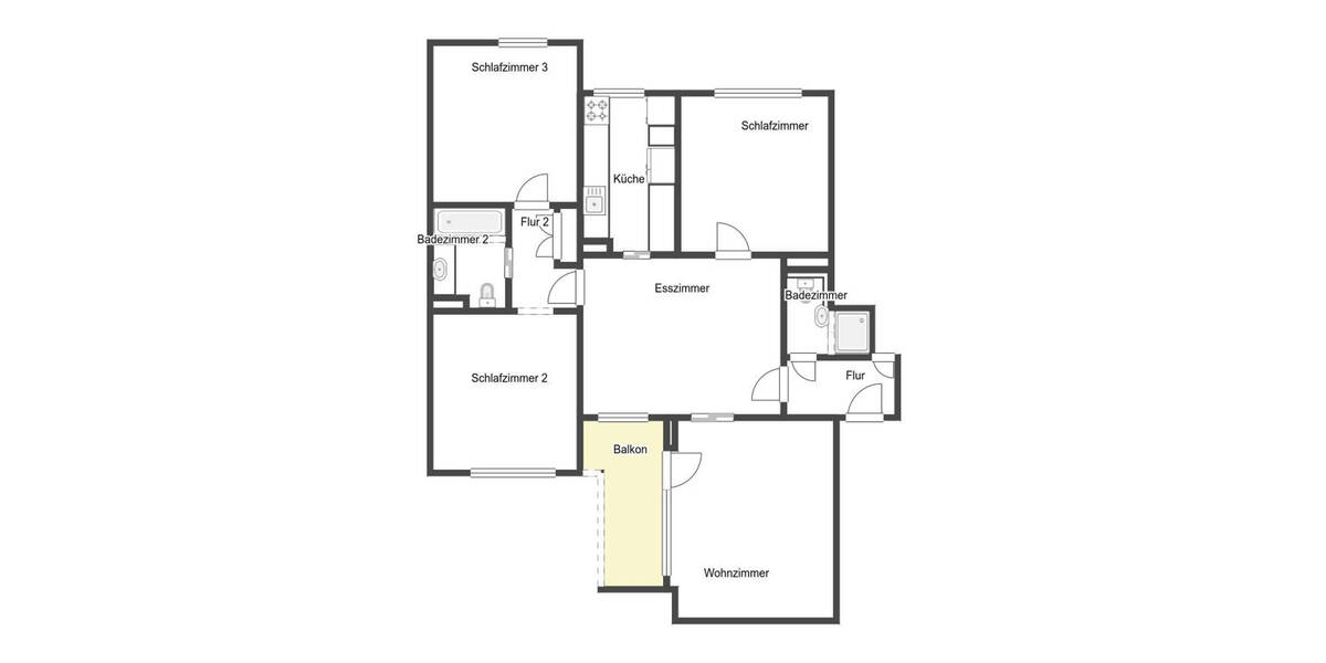 Etagenwohnung Laatzen Laatzen-Mitte - 5 Zimmer, 103 m&sup2;, 249.000&euro; | Angebot:26128538