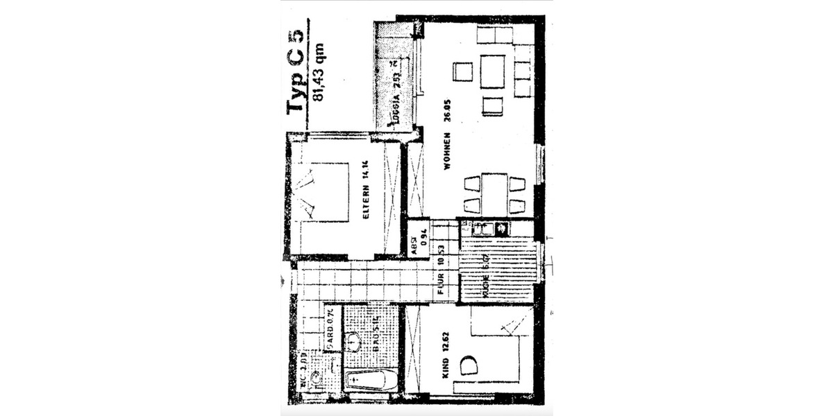 Etagenwohnung Barsinghausen - 3 Zimmer, 81 m&sup2;, 195.000&euro; | Angebot:24749403