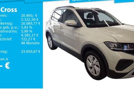 VW T-Cross 21.193 km 20.490 € Hannover 30519