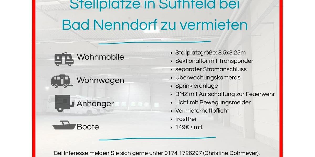 Garagen / Stellplätze Suthfeld - 149&euro; | Angebot:24937931