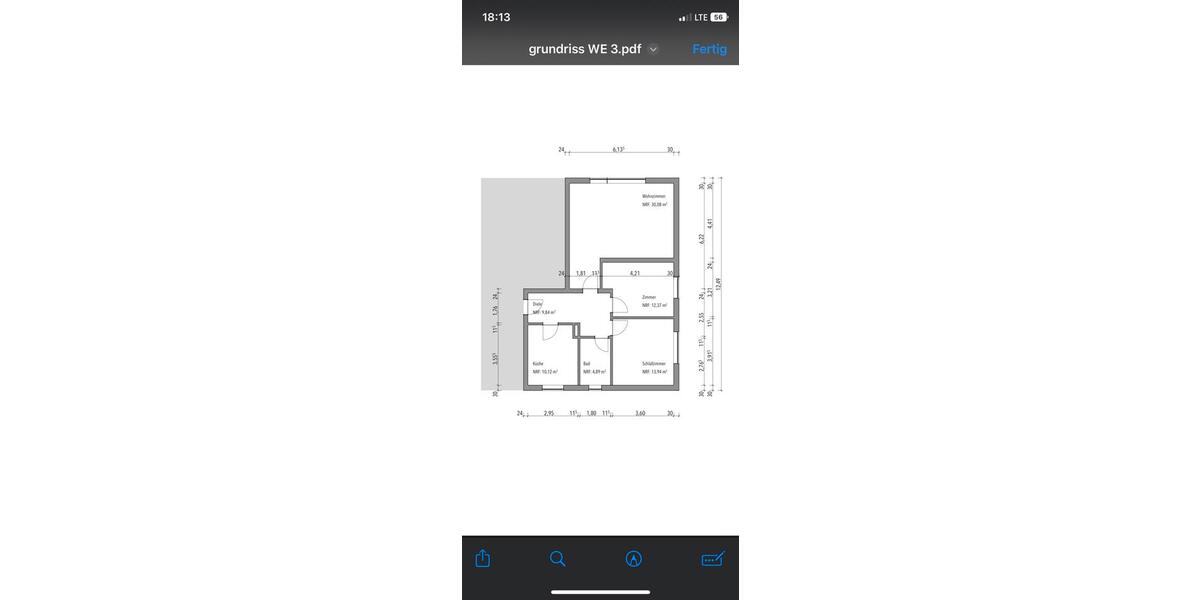 Hochparterre Langenhagen Engelbostel - 2 Zimmer, 83 m&sup2;, 279.000&euro; | Angebot:26546770