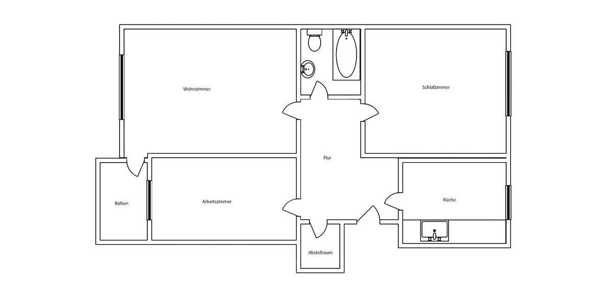 Etagenwohnung Hemmingen - 3 Zimmer, 65 m&sup2;, 950&euro; | Angebot:26279048