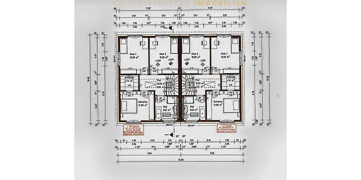 Doppelhaushälfte Pattensen - 4 Zimmer, 140 m&sup2;, 1.980&euro; | Angebot:26421367