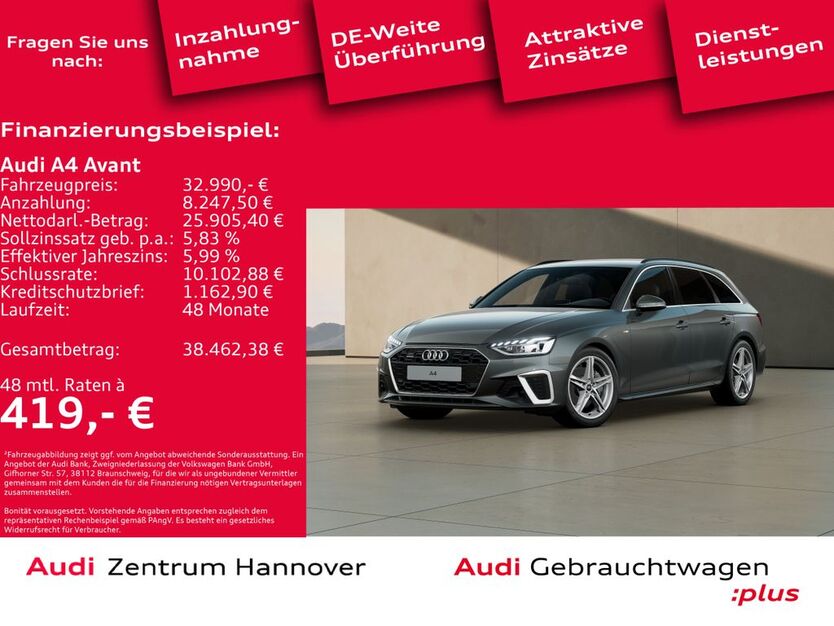 Audi A4 40.386 km 32.990 € Hannover 30179