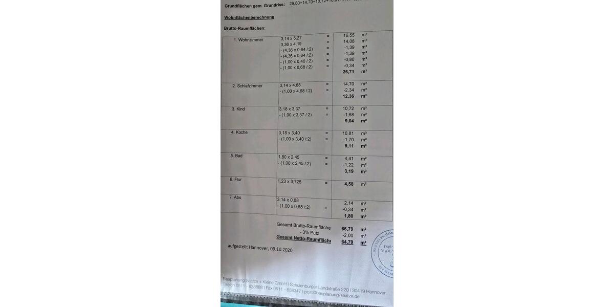 Dachgeschoßwohnung Barsinghausen - 3 Zimmer, 65 m&sup2;, 154.999&euro; | Angebot:26961242