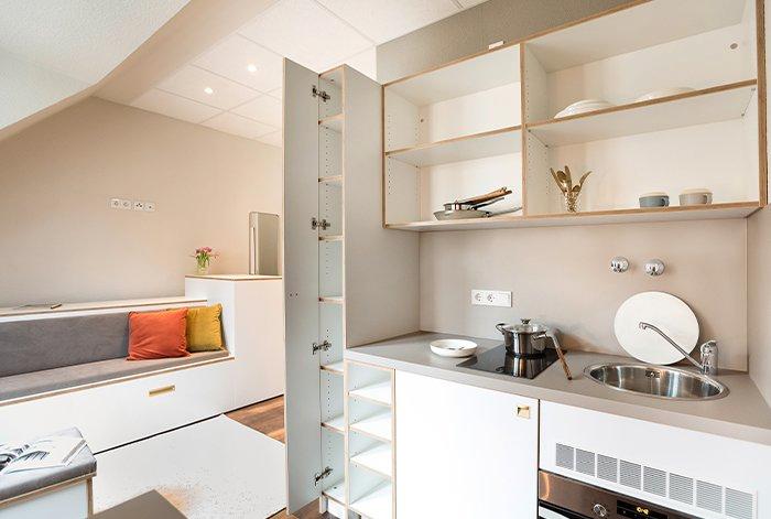 Etagenwohnung Hildesheim Himmelsthür - 1 Zimmer, 24 m&sup2;, 582&euro; | Angebot:26133180