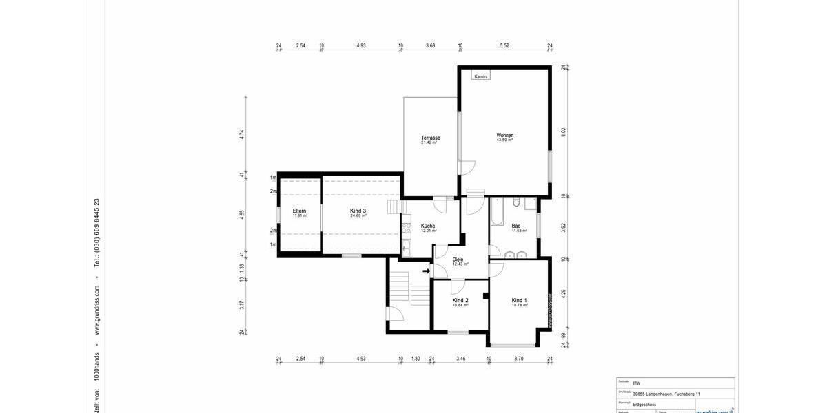 Erdgeschoßwohnung Langenhagen Engelbostel - 4.5 Zimmer, 140 m&sup2;, 1.300&euro; | Angebot:26068362