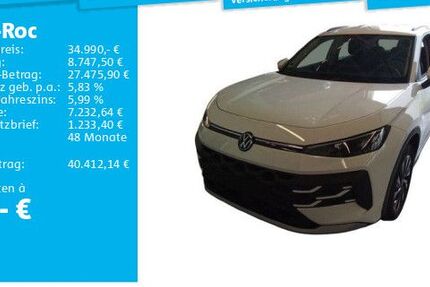 VW T-Roc 1.908 km 34.990 &euro; Hannover 30519