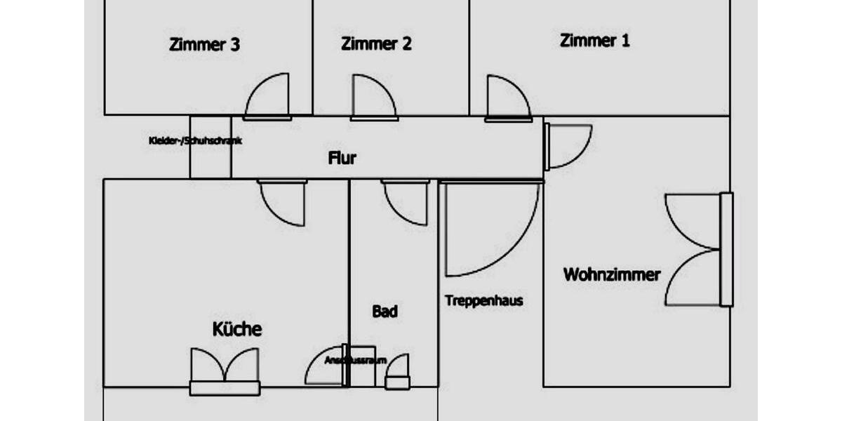 Etagenwohnung Harsum - 4 Zimmer, 93 m&sup2;, 680&euro; | Angebot:25249089