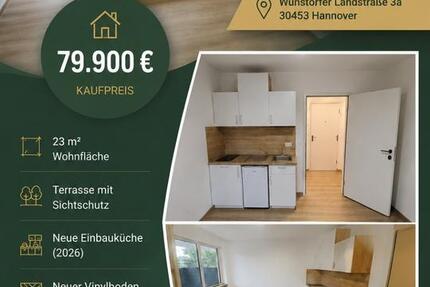 Wohnung Hannover Linden-Limmer - 1 Zimmer, 23 m&sup2;, 79.900&euro; | Angebot:27265870