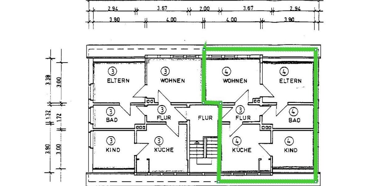 Dachgeschoßwohnung Hannover Buchholz-Kleefeld - 2 Zimmer, 52 m&sup2;, 400&euro; | Angebot:25646585
