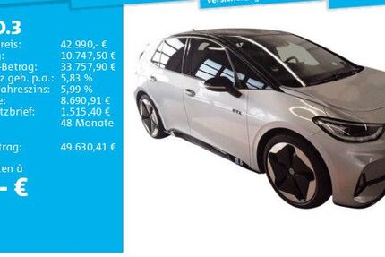 VW ID.3 19.087 km 42.990 &euro; Hannover 30519
