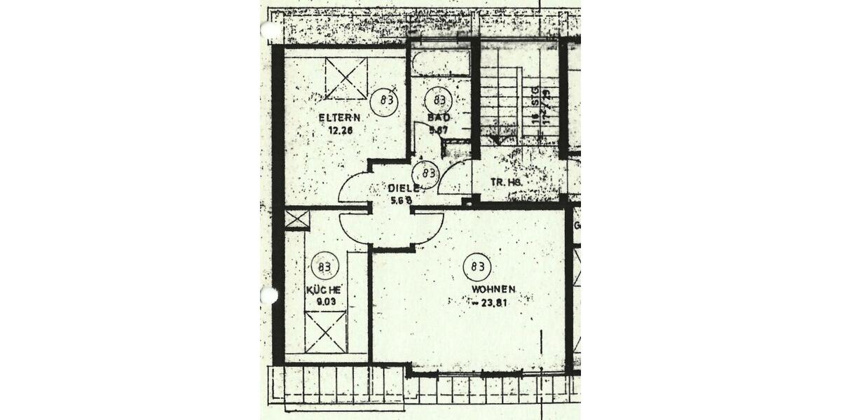 Dachgeschoßwohnung Garbsen Berenbostel - 2 Zimmer, 53 m&sup2;, 99.000&euro; | Angebot:26103145