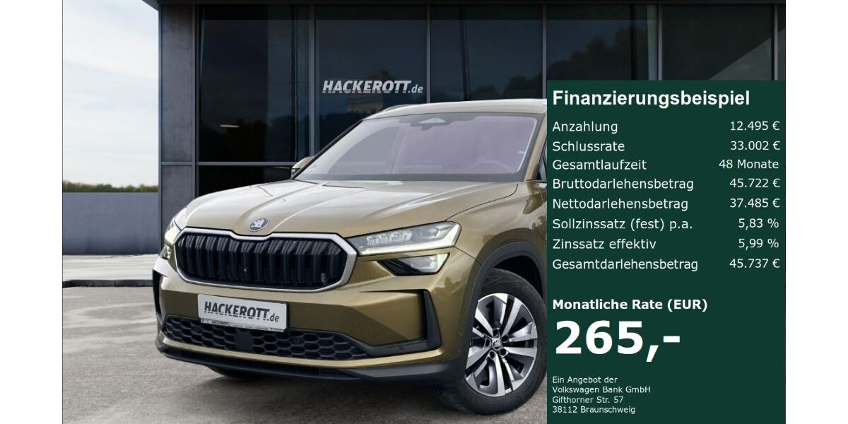 Skoda Kodiaq 6.764 km 47.980 € Langenhagen 30853