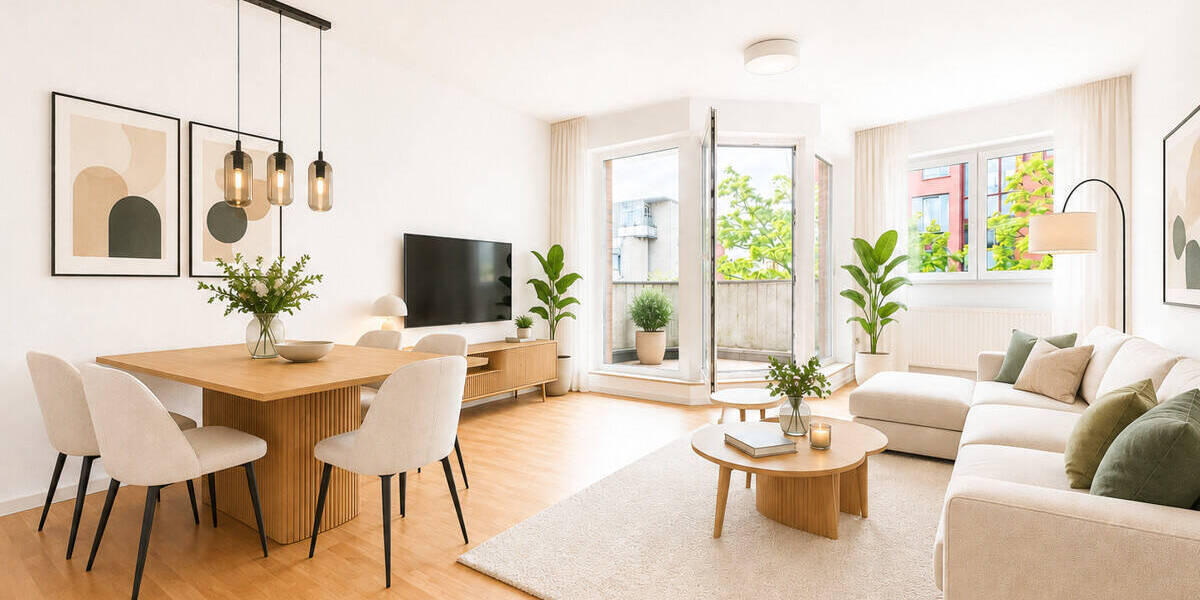 Etagenwohnung Hannover Bemerode - 2 Zimmer, 57 m&sup2;, 195.000&euro; | Angebot:26778774