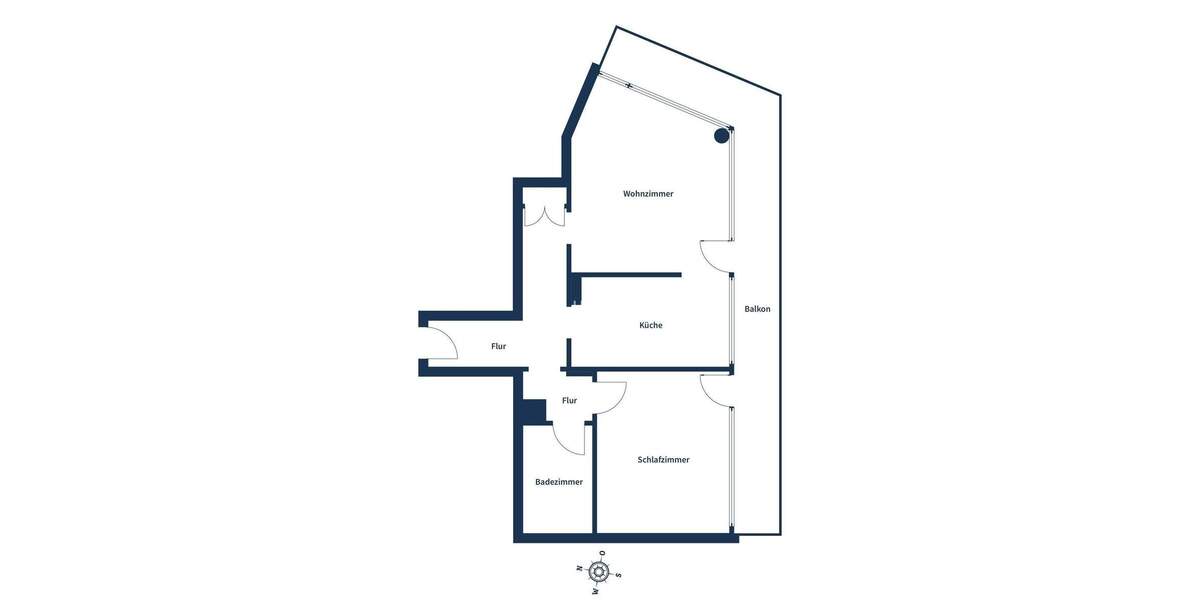 Etagenwohnung Hannover Zoo - 2 Zimmer, 60 m&sup2;, 180.000&euro; | Angebot:25604409